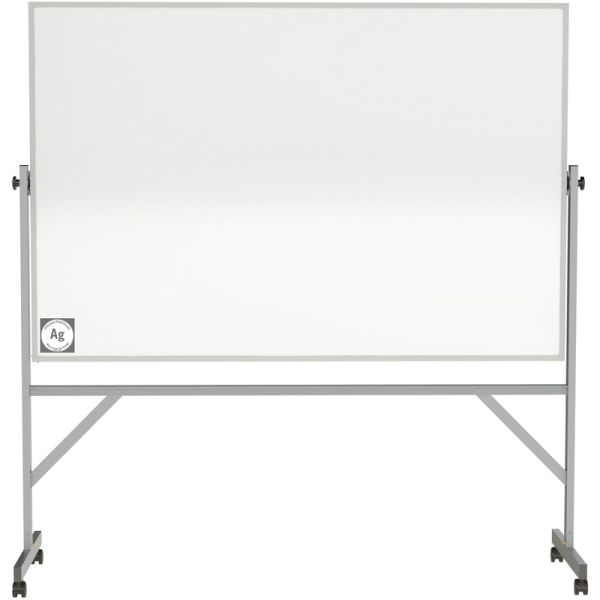 Ghent Hygienic Porcelain Mobile Whiteboard 96" x 48"