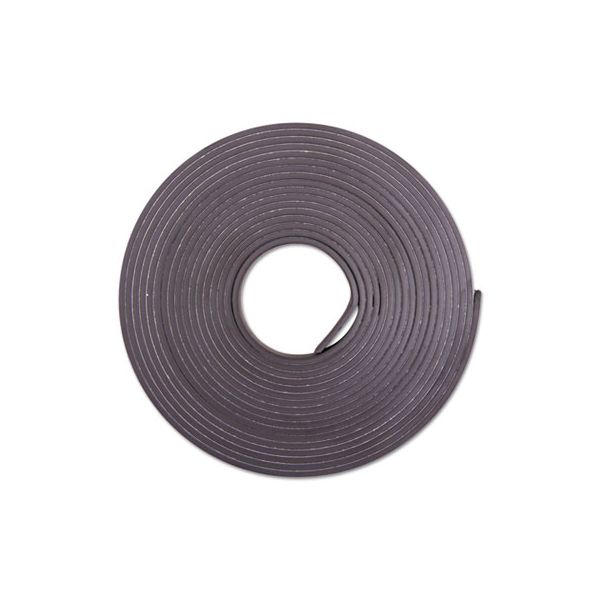 Zeus Magnetic Tape - 10 ft Length x 0.50" Width - Magnet - Adhesive Backing - 1 / Roll - Black