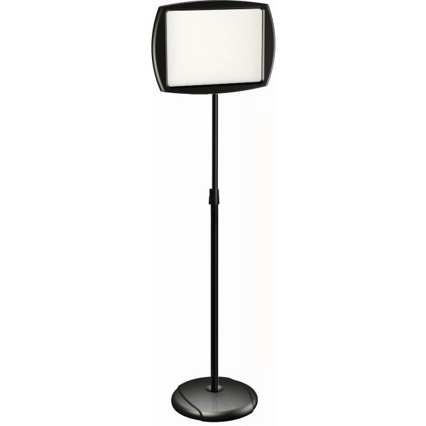 Mastervision® Floor Stand Sign Holder, Rectangle 15" x 11" Sign, 66"H