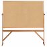 Ghent Reversible Cork Bulletin Board with Wood Frame 72