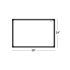 Alfra Continental Dry-Erase Whiteboard Black Frame 36