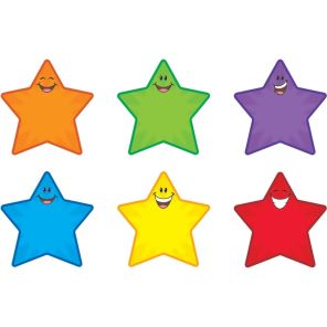 Trend Smiling Stars Accents - Precut - 5.50
