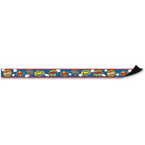 Teacher Created Resources Superhero Magnetic Border - Learning Theme/Subject - Magnetic - Superhero - Durable, Damage Resistant, Reusable - 1.50
