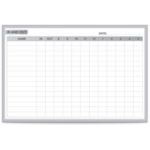 Ghent In/Out Dry Erase Board 36