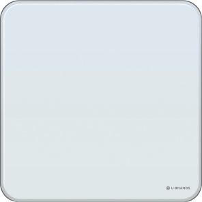 U Brands Square Magnetic Glass Dry Erase Board 12
