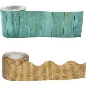 Teacher Created Resources Shabby Chic Border Paper - Shabby Chic - Sturdy, Durable - 3