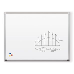 Porcelain Steel Whiteboard – Deluxe Aluminum Trim 48" x 144"