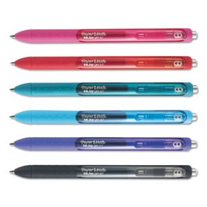 Paper mate® InkJoy Gel Pen, Retractable, Medium 0.7 mm, Assorted Ink and Barrel Colors, 6/Pack