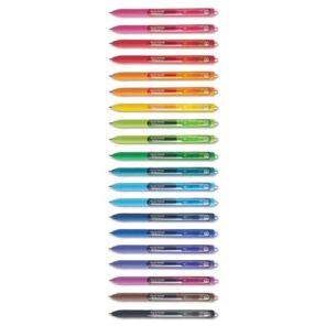 Paper mate® InkJoy Gel Pen, Retractable, Medium 0.7 mm, Assorted Ink and Barrel Colors, 20/Pack