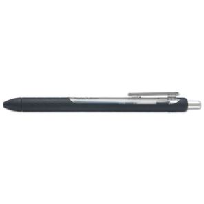 Paper mate® InkJoy Gel Pen, Retractable, Micro 0.5 mm, Black Ink, Black Barrel, Dozen