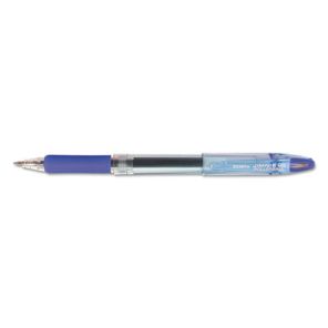 Zebra® Jimnie Gel Pen, Stick, Medium 0.7 mm, Blue Ink, Smoke Barrel, Dozen 