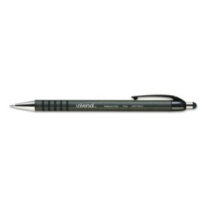 Universal Ballpoint Pen, Retractable, Medium 1 mm, Blue Ink, Blue Barrel, Dozen