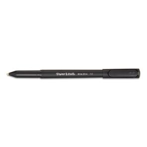 Paper mate® Write Bros. Ballpoint Pen Value Pack, Stick, Medium 1 mm, Black Ink, Black Barrel, 60/Pack 