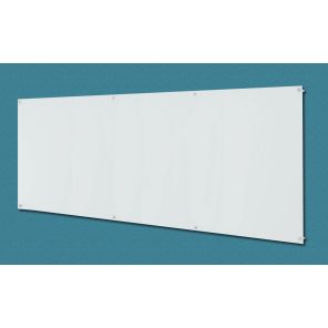 ClearVision™ Elegant Stand-Off Mounting Glass Markerboards 6mm Magnetic 48