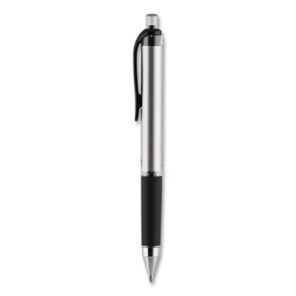 Uni-ball® 207 Impact Gel Pen, Retractable, Bold 1 mm, Blue Ink, Black/Blue Barrel 
