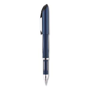 Uni-ball® Jetstream Ballpoint Pen, Stick, Fine 0.7 mm, Black Ink, Black Barrel 