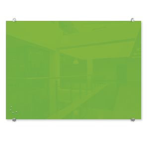 Visionary Hierarchy Magnetic Glass Dry Erase Board – Green 36