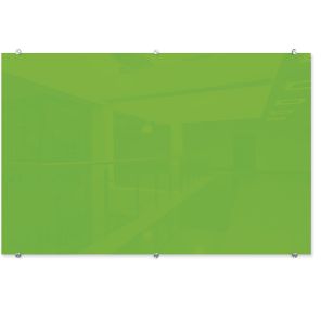 Visionary Hierarchy Magnetic Glass Dry Erase Board – Green 48