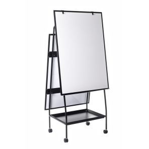 Bi-office Creation Station - Black Frame - Assembly Required - 1 Each