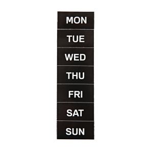 MasterVision Magnetic Weekday Calendar Characters - Magnetic - 1