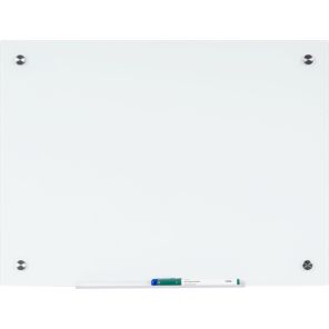 Bi-silque Magnetic Glass Dry-Erase Board 24