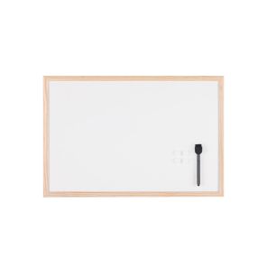Magnetic Dry-erase Board, Pine Wood Frame, 18