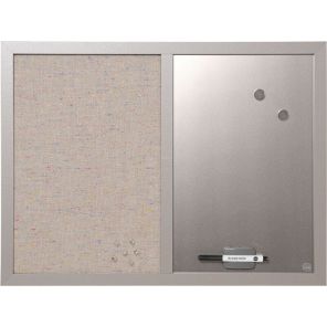 MasterVision MV Fabric/Dry Erase Bulletin Board