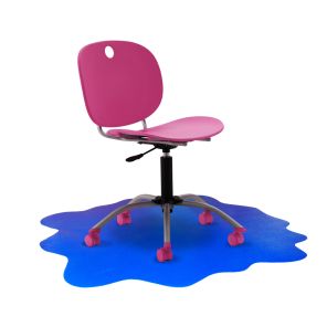 CraftTex® Blue Sploshmat Crafts, Kids and Classrooms Floor Mat for Carpets - 40