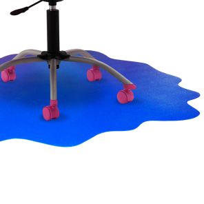 CraftTex® Blue Sploshmat Crafts, Kids and Classrooms Floor Mat for Hard Floor - 40