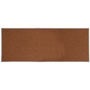 Natural Pebble Grain Cork Bulletin Board Satin Anodized Aluminum Frame 48