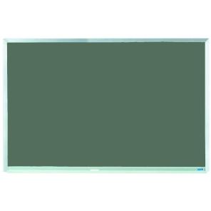 Slate Porcelain on Steel Chalkboard Satin Anodized Aluminum Frame 24
