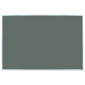 Slate Porcelain on Steel Chalkboard Satin Anodized Aluminum Frame 48