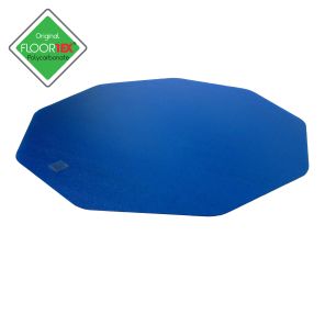 9Mat® Polycarbonate 9-Sided Blue Gaming Chair Mat for Hard Floors - 38