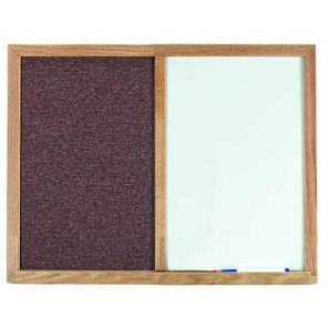 Wood Frame Combination Marker/Tack Board 18
