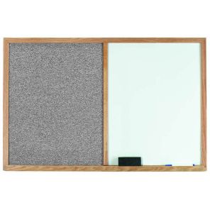 Wood Frame Combination Marker/Tack Board 24