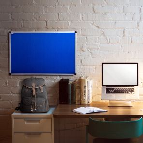 Viztex® Fabric Bulletin Board with an Aluminum Frame
