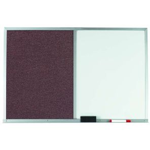 Aluminum Frame Combination Marker/Tack Board 24