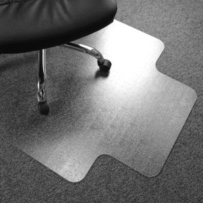 Advantagemat® Vinyl Lipped Chair Mat for Carpets up to 1/4