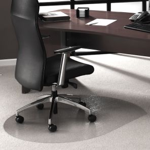 Ultimat® Polycarbonate Contoured Chair Mat for Carpets up to 1/2