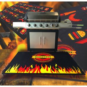 Doortex® Flame Design Fire Retardant BBQ Mat - 39