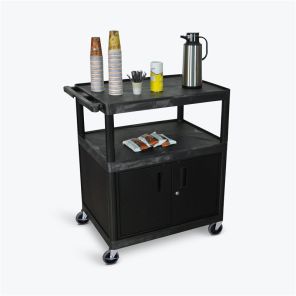 Luxor Workspaces Large Coffee Cart - Cabinet