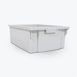 Luxor Workspaces Stackable Storage Bins (4 Large)