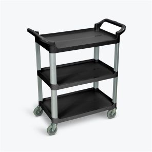 Luxor Workspaces Serving Cart - Three Shelves