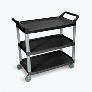 Luxor Workspaces Large Serving Cart - Three Shelves