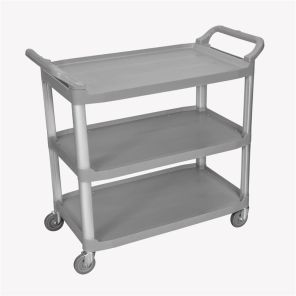 Luxor Workspaces Large ServIng Cart - Three Shelves