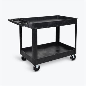 Luxor Workspaces Two-Shelf Heavy-Duty Utility Cart