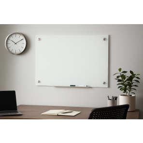 Bi-silque Magnetic Glass Dry-Erase Board 24