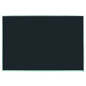 Black Composition Chalkboard Satin Anodized Aluminum Frame 48