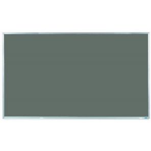 Slate Porcelain on Steel Chalkboard Satin Anodized Aluminum Frame 48