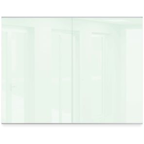 Unity Glass Wall – Commercial Series (Gloss White) 72